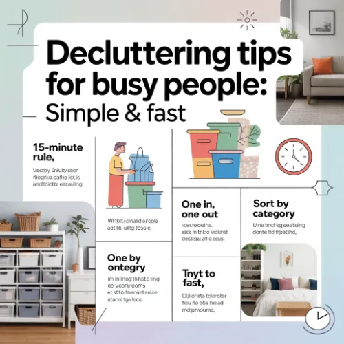 Decluttering Tips for Busy People