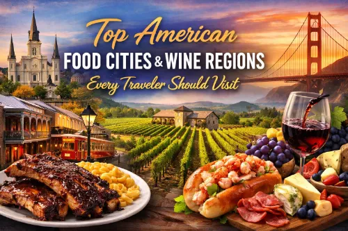 American Food Cities and Wine Regions