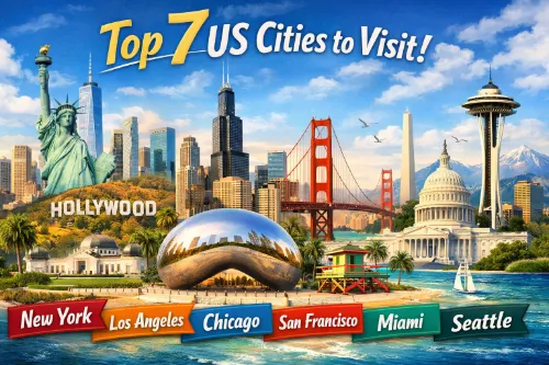top 7 US cities to visit